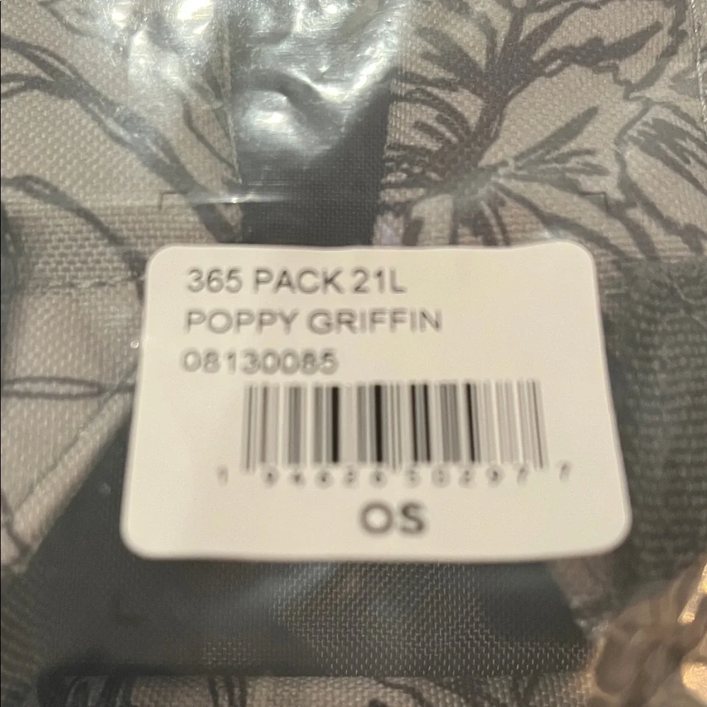DAKINE 365 21L Poppy Griffin Backpack/NWT